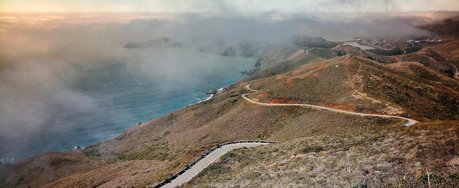 Mountain Road along Ocean Cluff