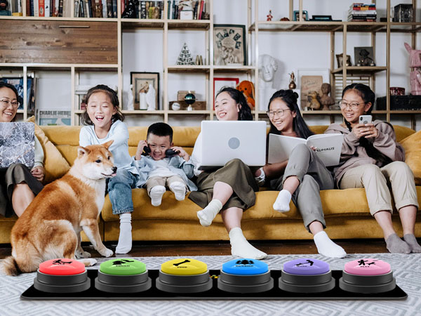 6 Pcs Dog Talking Button Set