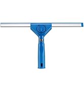 Multi-Purpose 13.5" Window Squeegee with 7" Handle, Rotating Window Cleaner for Glass, Shower Doo...