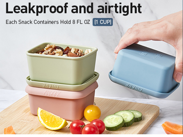small containers with lids