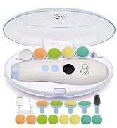 Rechargeable nail trimmer with 19 filing tools