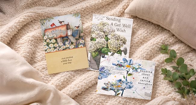 Get Well Cards on blankets