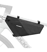 ROCKBROS Bike Frame Bag Waterproof Bike Triangle Storage Bag Accessories with 1.7L Seamless Welde...