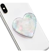 GRIPONG Heart-Shaped Mermaid Acrylic Phone Grip - Fun and Expandable Accessory for enhanced Smart...