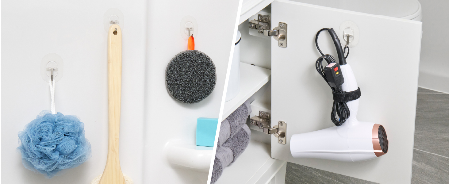 bathroom waterproof hooks for towels and accessories
