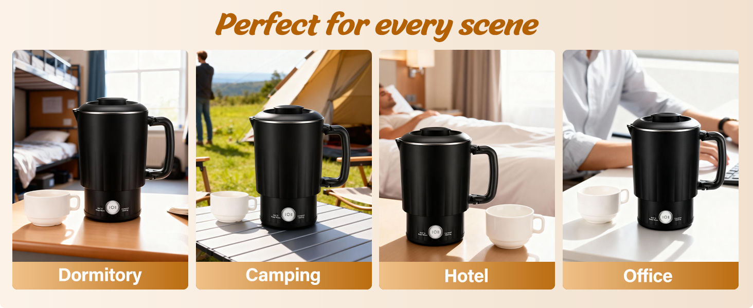 Travel Foldable Electric Kettle