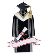 MAXORA Graduation Personalized Ornament - Grad Gown Graduate Christmas Ornament - Congratulations...