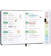 UpUDo Password Book, Hardcover Internet Password Keeper and Telephone Address Organizer for Recor...
