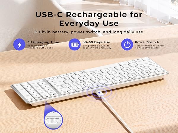 rechargeable keyboard