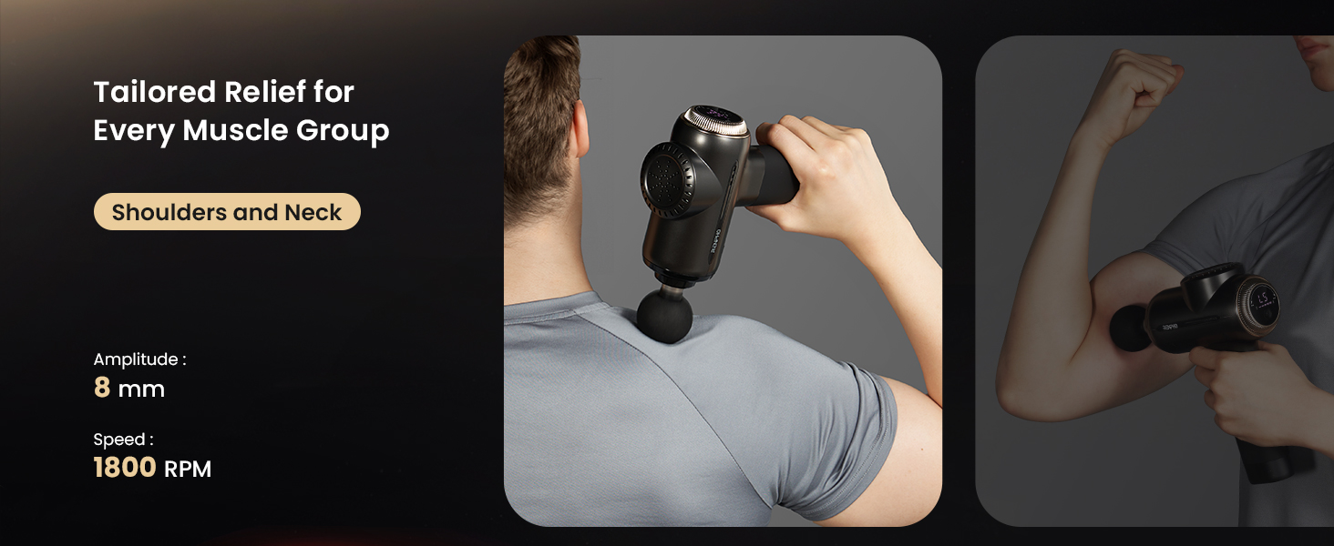Tailored Relief for Every Muscle Group