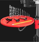 Peachtree Woodworking Supply Drill Press Tool Tray with 11 inch Diameter 360 Degree Rotating Tray...