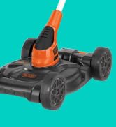 BLACK+DECKER Combination String Trimmer, Lawn Mower, and Edger, Cordless 3-in-1 (MTC220)