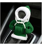 OFBAND Hoodie Car Gear Shift Cover,Christmas Car Decor Gear Shift Knob Cover for Manual/Automatic...