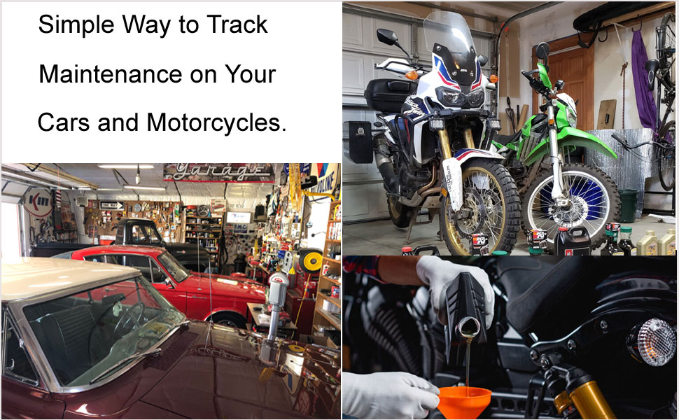 oil change labels for car motorcycles
