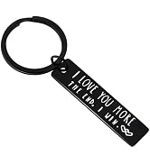 PLwelth I Love You Keychain for Couples Husband Wife Funny Keyring Gifts for Her Him Valentine's ...