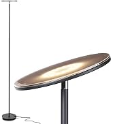 Brightech Sky LED Floor lamp, Torchiere Super Bright Floor Lamp for Living Room Decor & Office - ...
