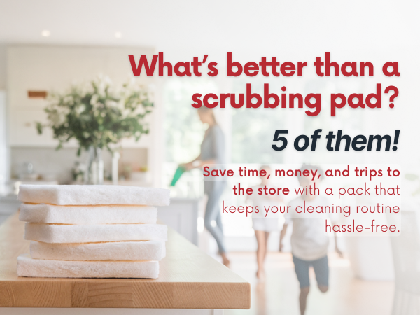 The multipack of 5 saves you time, money and trips to the store