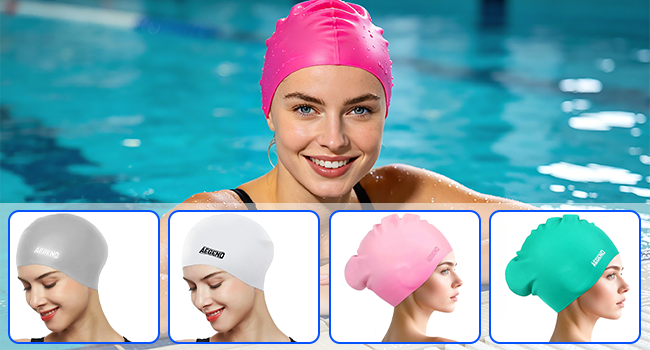 swim cap for long hair