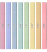BLIEVE- Aesthetic Bible Highlighters No Bleed Through Assorted Colors, Cute Highlighter Dual Tip ...