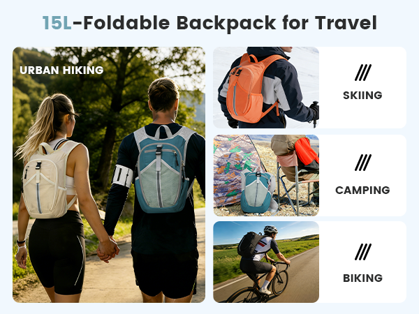foldable travel backpack