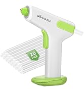 WorkBless Cordless Hot Glue Gun: Glue Gun and 20PCS 0.28'' Mini Sticks Set - Glue Gun Cordless & ...