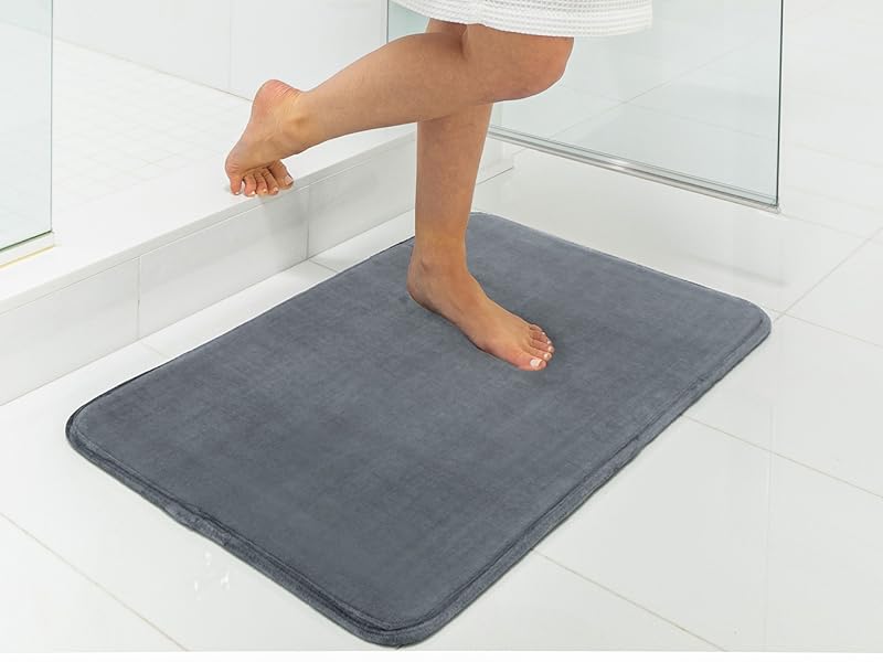 Memory Foam Bathroom Rugs, Soft Absorbent Velvet Bathroom Mats, Memory foam bath mat