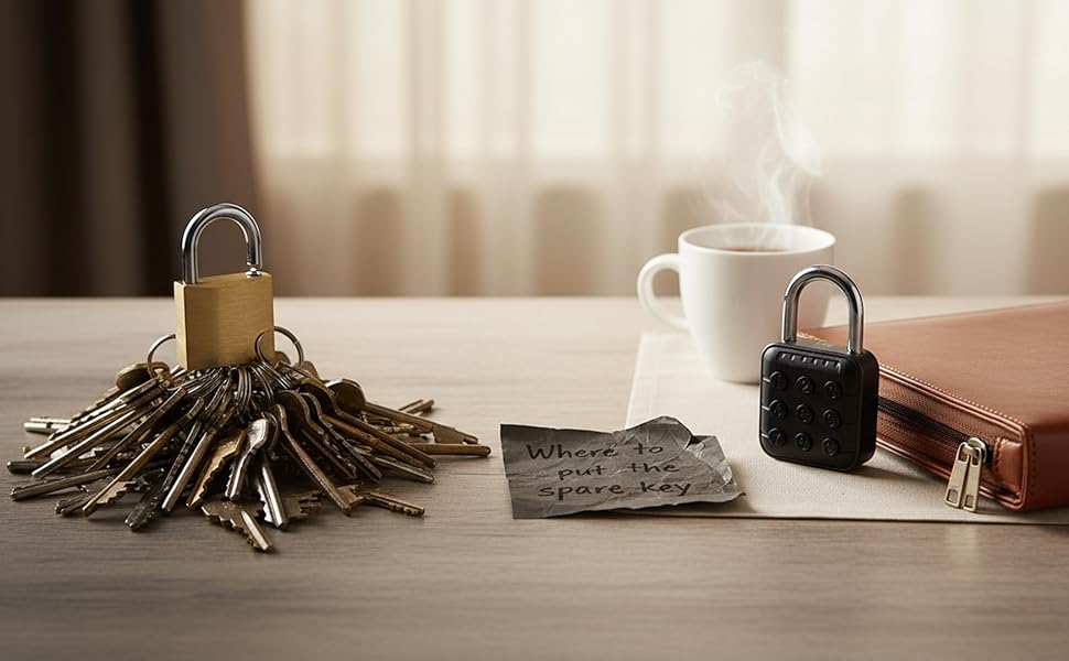 No need for cumbersome keys, making it more convenient.