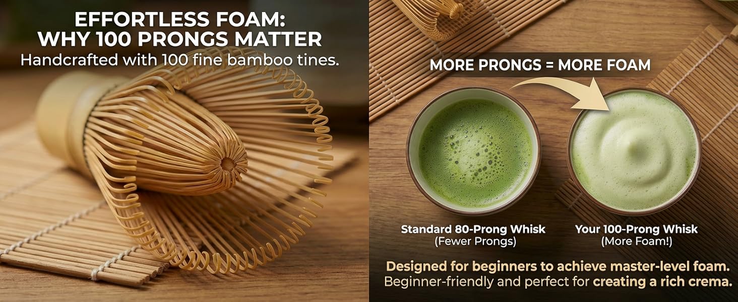 Designed for beginners to achieve master-grade foam