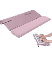 Laborio Computer Keyboard Wrist Rest, Keyboard Riser Stand for Desktop | Rose Pink, Ergonomic Acr...