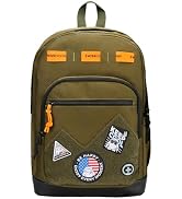 Swissdigital Design Big Student Laptop Backpack with Fun Personalized Patches For College Boy & G...