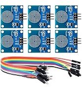 WWZMDiB 6Pcs TTP223B Digital Capacitive Touch Sensor Switch Module DC 2~5.5V for Arduino Raspberr...