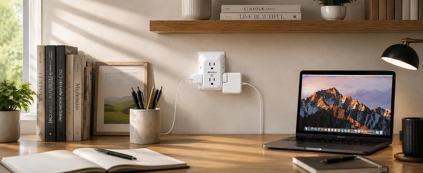 2 prong Wall Plug Extender
