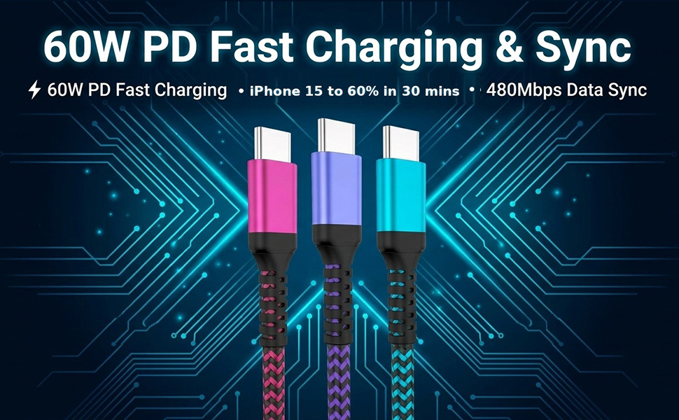60W PD Fast Charging