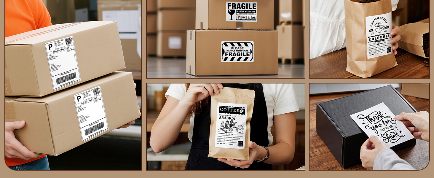 thermal shipping labels