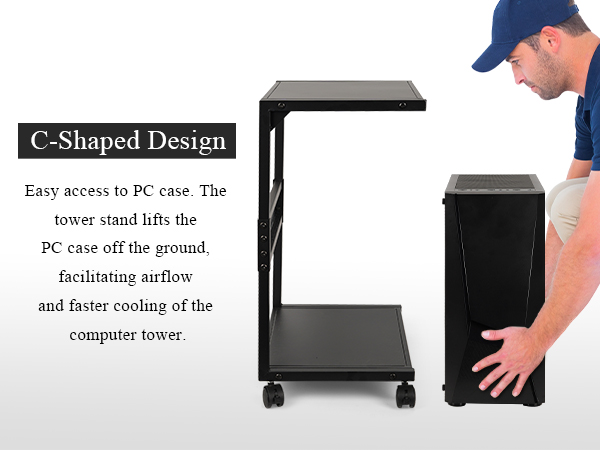 computer tower stand