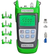 BAOSHLA A-G510B Optical Fiber Power Meter -50~+26dbm Built-in Visual Fault Locator 15KM Fiber Opt...