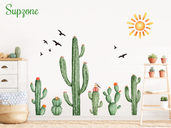 cactus wall decals