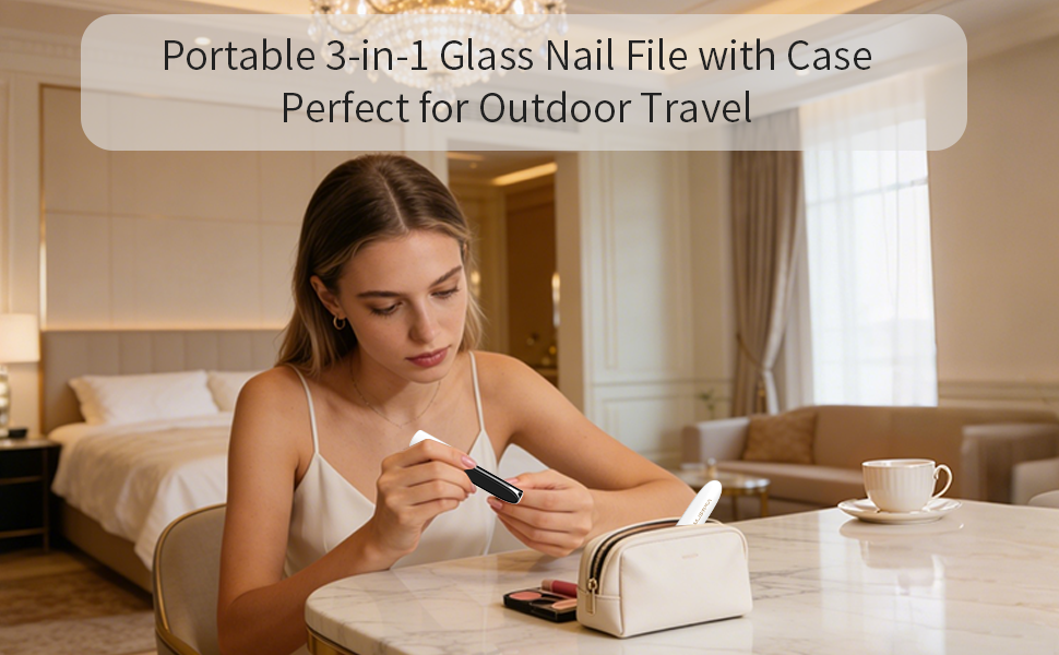 3-in-1 Glass Nail File