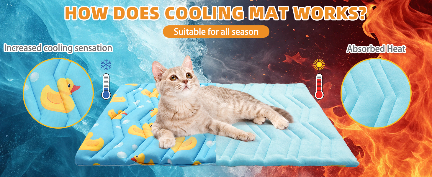 cat reversible cooling mat