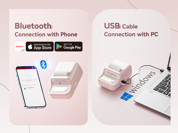 niimbot b21 label maker Compatible for Phone & PC