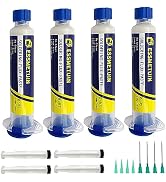 Essmetuin No Clean Soldering Flux Paste(4Pack), Solder Flux For Electronics Soldering, Tin solder...