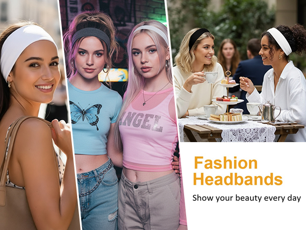 fashion headbands for women shopping date Y2K aesthetic