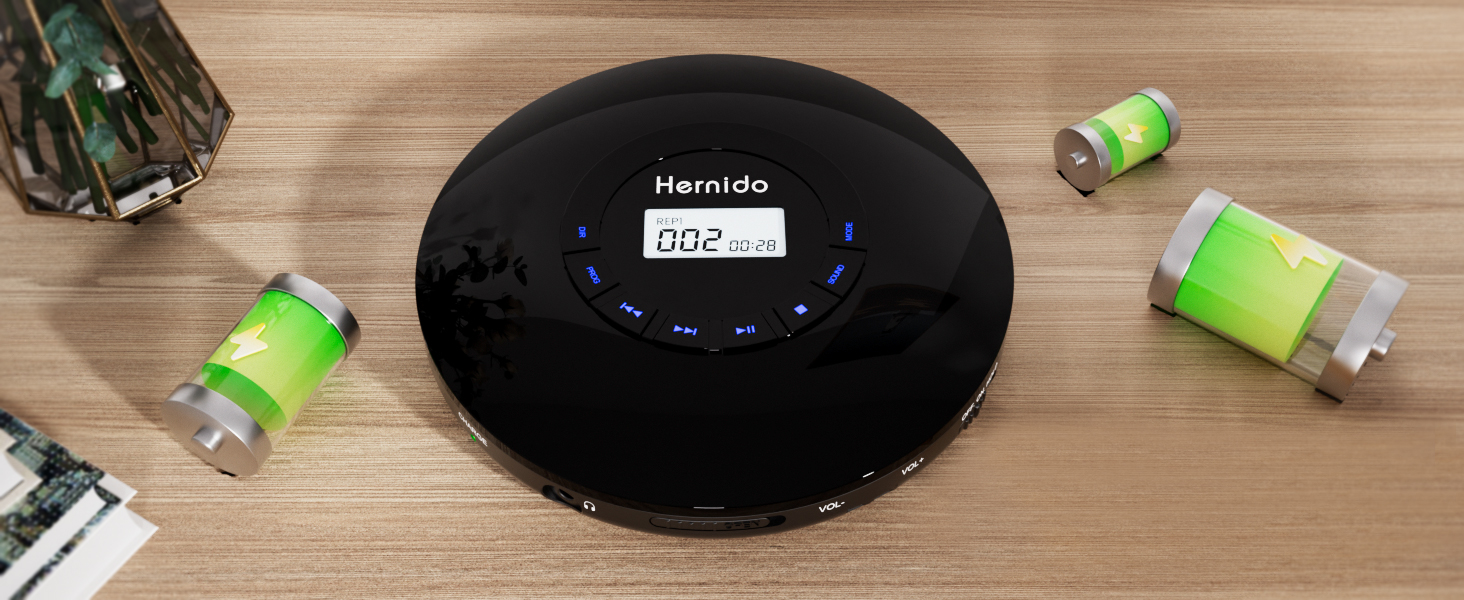 rechargeable cd player