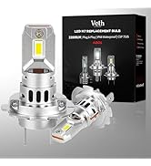 Veth Automotive H7 Replacement Bulb – 70W 6500K Cool White, 22000 Lumens, 1:1 Plug & Play, IP68 –...