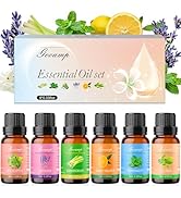 Essential Oils Set-Top 6 Organic Blends for Diffusers,Candle Making,Aromatherapy,Humidifiers,Gift...