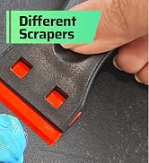 High-Quality 3D Printer Tool Removal Scraper Kit, 4 Types of Sharpened Blades & 10 Extra Blades, ...