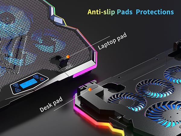 laptop cooling pads with rgb