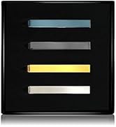 Roctee 4pcs Skinny Tie Clips for Men 1.69 Inch, Tie Clip Tie Bar Tie Bars Pins Clasps Set for Reg...