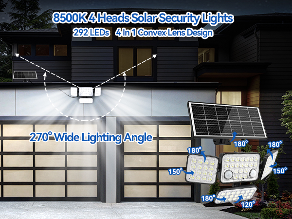 solar powered motion lights for outside