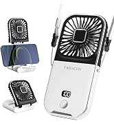 FADACHY Portable Fan Rechargeable, Mini Handheld Fan,Electric Personal Fan 3000mAh Battery Operat...